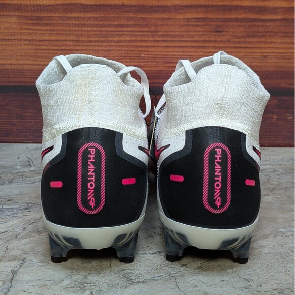 Nike Phantom GT Elite DF FG Men\'s 8.5 White Pink Blast Soccer Cleats CW6589-160 main image 4